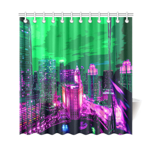 Chicago PopArt 20161103 Shower Curtain 69"x72"