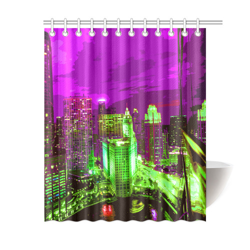 Chicago PopArt 20161110 Shower Curtain 60"x72"