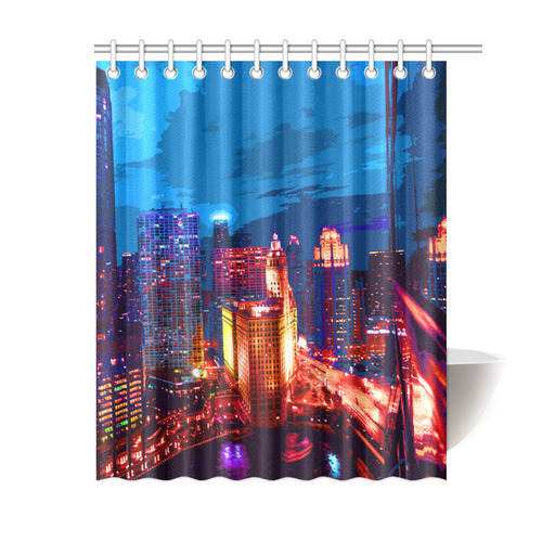 Chicago PopArt 20161101 Shower Curtain 60"x72"