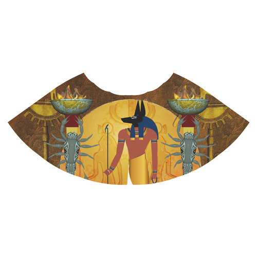 Anubis the egyptian god Athena Women's Short Skirt (Model D15)