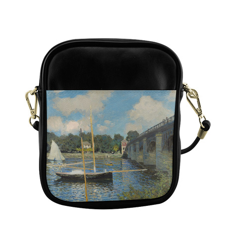 Claude Monet Bridge at Argenteuil Sling Bag (Model 1627)