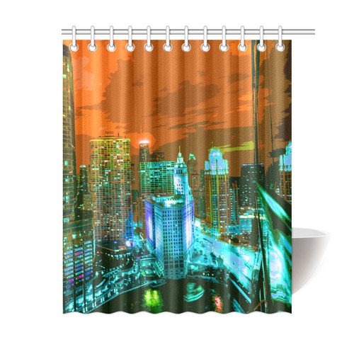 Chicago PopArt 20161107 Shower Curtain 60"x72"