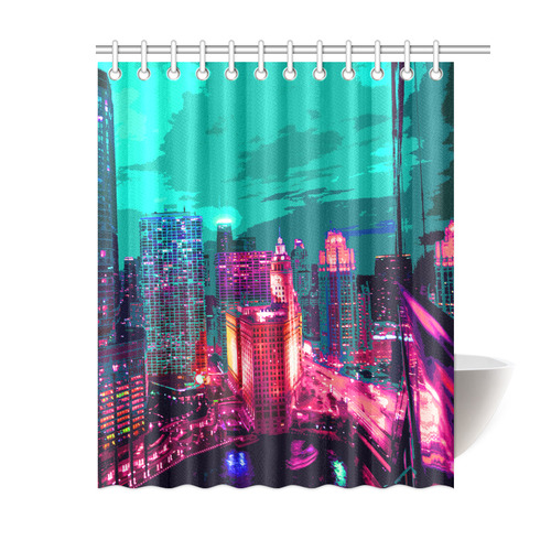 Chicago PopArt 20161102 Shower Curtain 60"x72"
