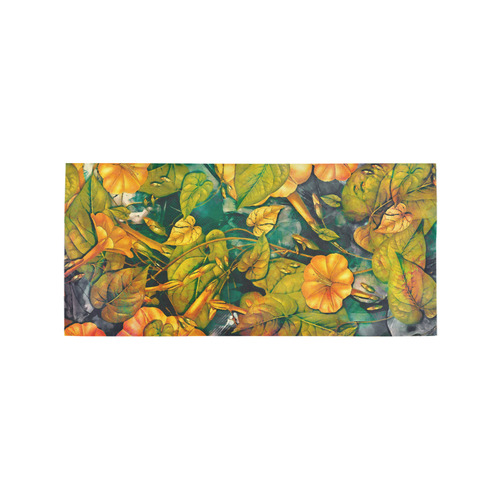 flowers Area Rug 7'x3'3''