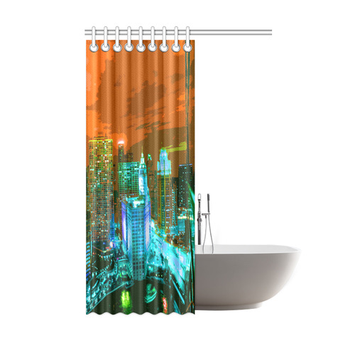 Chicago PopArt 20161107 Shower Curtain 48"x72"