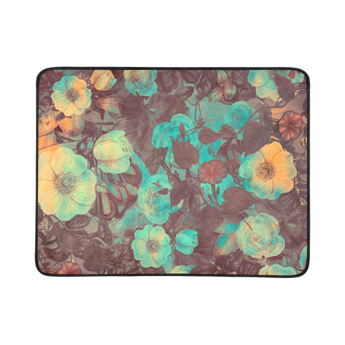 flowers Beach Mat 78"x 60"