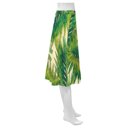 palms Mnemosyne Women's Crepe Skirt (Model D16)