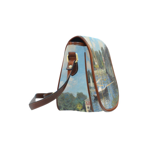 Claude Monet Bridge at Argenteuil Saddle Bag/Large (Model 1649)