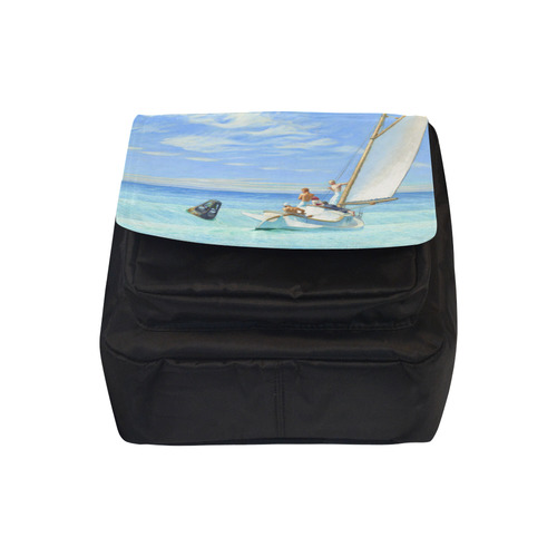 Edward Hopper Ground Swell Sail Boat Ocean Crossbody Nylon Bags (Model 1633)