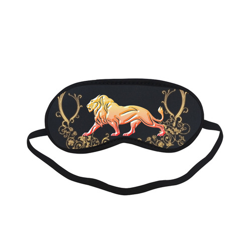 Awesome lion in gold and black Sleeping Mask