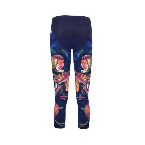 flowers Capri Legging (Model L02)