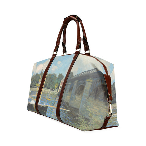 Claude Monet Bridge at Argenteuil Classic Travel Bag (Model 1643) Remake