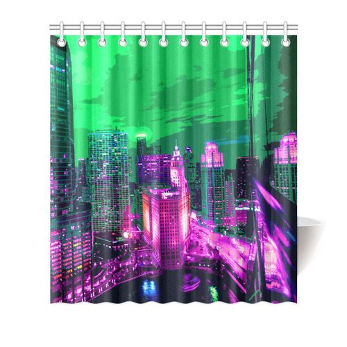 Chicago PopArt 20161103 Shower Curtain 66"x72"