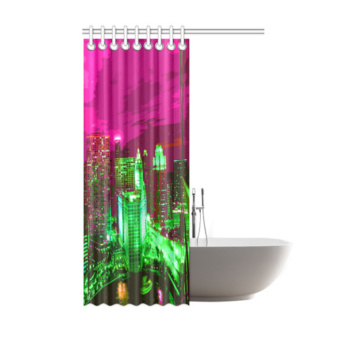 Chicago PopArt 20161109 Shower Curtain 48"x72"