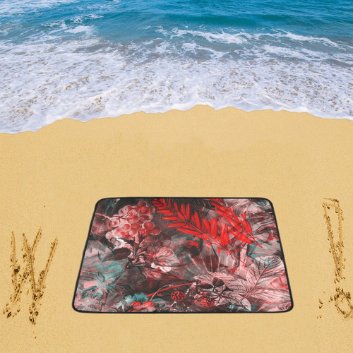 flowers Beach Mat 78"x 60"