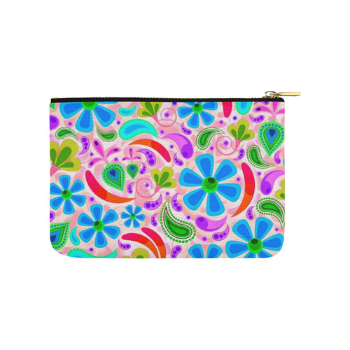 floral pattern 1116 D Carry-All Pouch 9.5''x6''