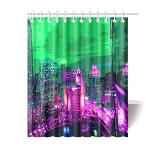 Chicago PopArt 20161103 Shower Curtain 60"x72"