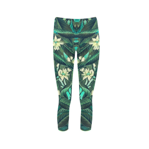 flowers Capri Legging (Model L02)