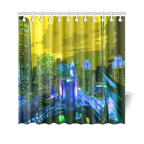 Chicago PopArt 20161106 Shower Curtain 69"x70"