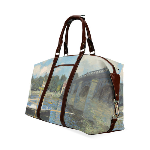 Claude Monet Bridge at Argenteuil Classic Travel Bag (Model 1643) Remake