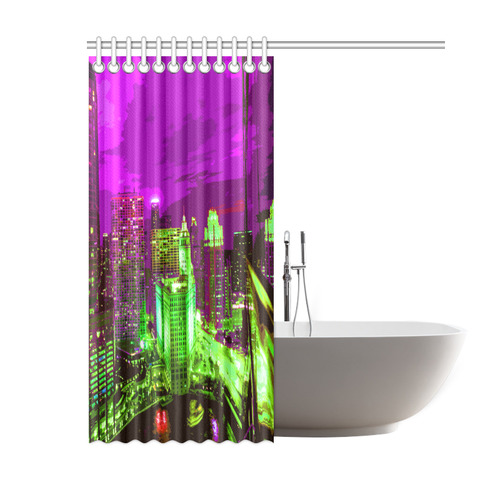 Chicago PopArt 20161110 Shower Curtain 60"x72"