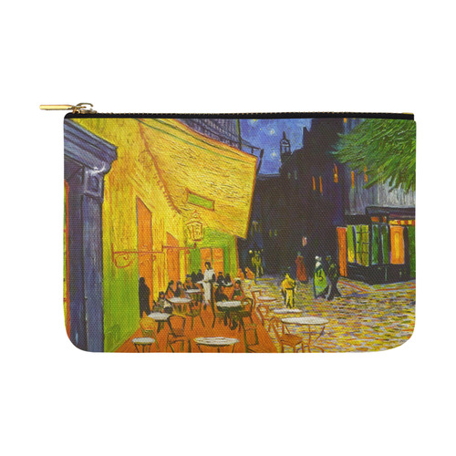 Van Gogh Cafe Terrace At Night Carry-All Pouch 12.5''x8.5''