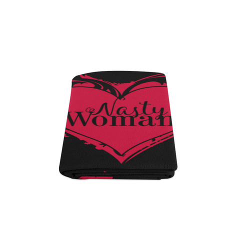 NASTY WOMAN ART HEART for powerwomen Blanket 50"x60"