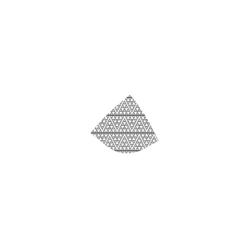 triangles in triangles pattern Custom Bikini Swimsuit (Model S01)