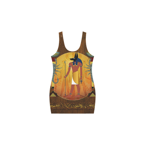 Anubis the egyptian god Medea Vest Dress (Model D06)