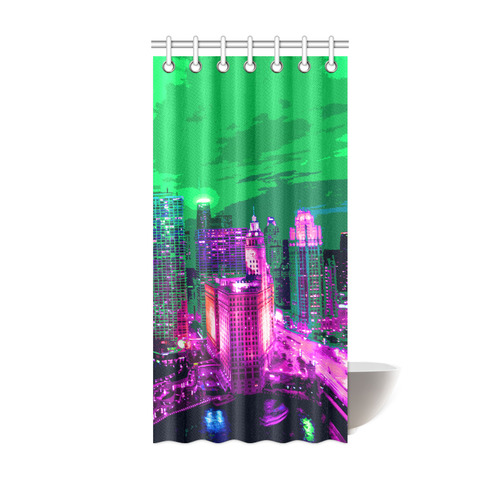 Chicago PopArt 20161103 Shower Curtain 36"x72"