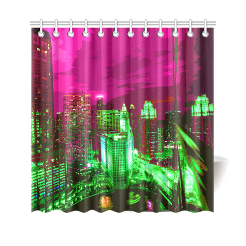 Chicago PopArt 20161109 Shower Curtain 69"x70"