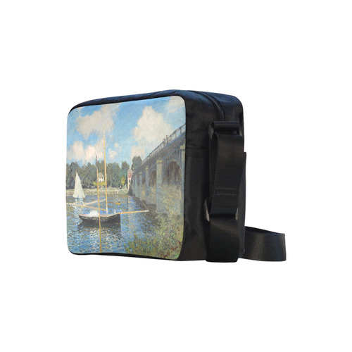 Claude Monet Bridge at Argenteuil Classic Cross-body Nylon Bags (Model 1632)