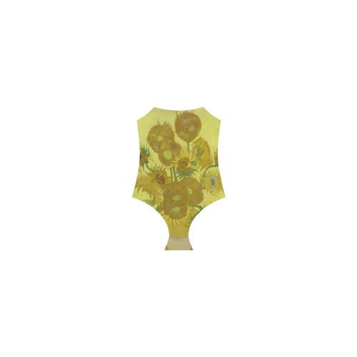 Van Gogh Sunflowers Floral Fine Art Strap Swimsuit ( Model S05)