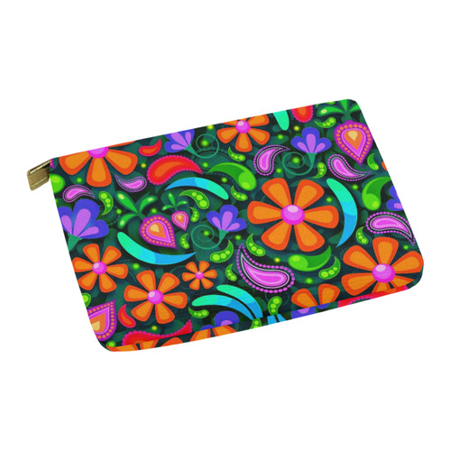 floral pattern 1116 A Carry-All Pouch 12.5''x8.5''