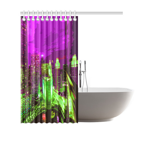 Chicago PopArt 20161110 Shower Curtain 69"x70"