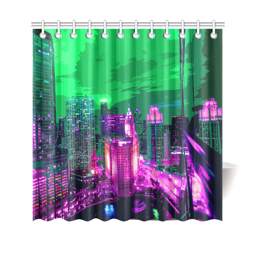 Chicago PopArt 20161103 Shower Curtain 69"x70"