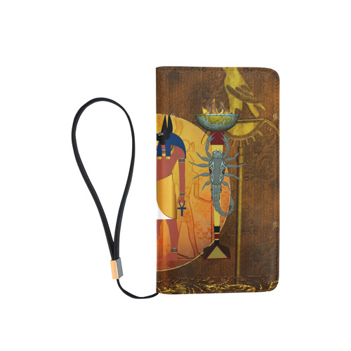 Anubis the egyptian god Men's Clutch Purse （Model 1638）