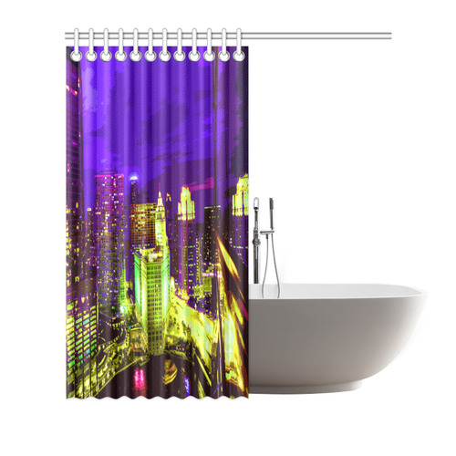 Chicago PopArt 20161111 Shower Curtain 66"x72"