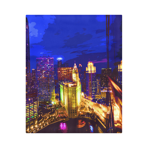 Chicago PopArt 20161112 Duvet Cover 86"x70" ( All-over-print)