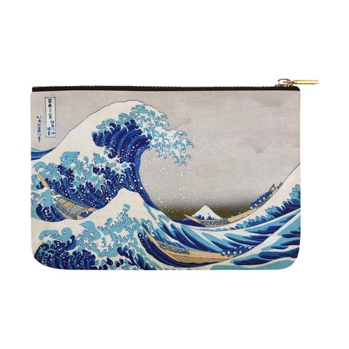 Great Wave Off Kanagawa Hokusai Carry-All Pouch 12.5''x8.5''