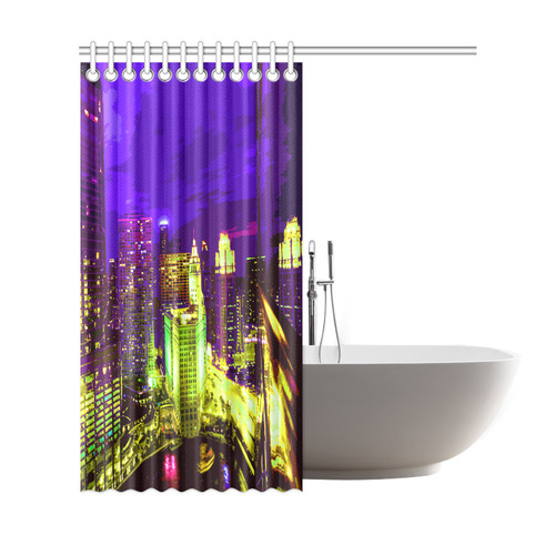 Chicago PopArt 20161111 Shower Curtain 69"x72"