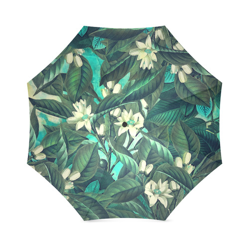 flowers Foldable Umbrella (Model U01)