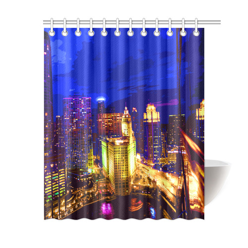 Chicago PopArt 20161112 Shower Curtain 60"x72"