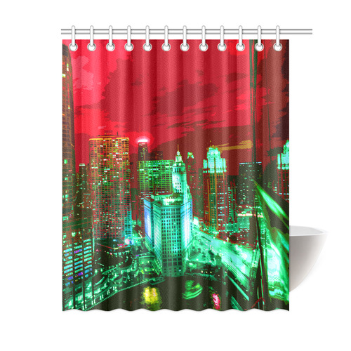 Chicago PopArt 20161108 Shower Curtain 60"x72"