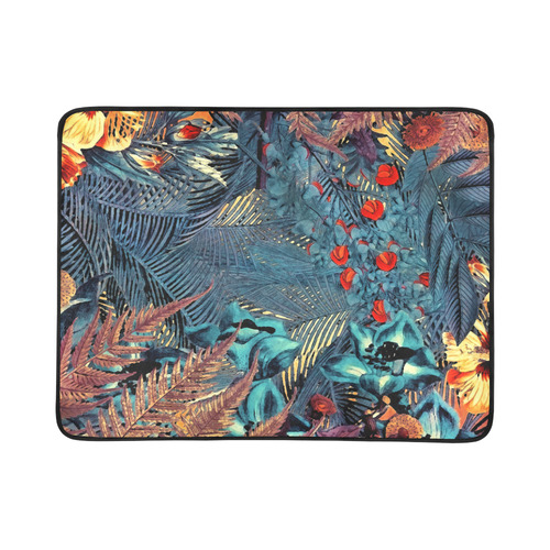 flowers Beach Mat 78"x 60"