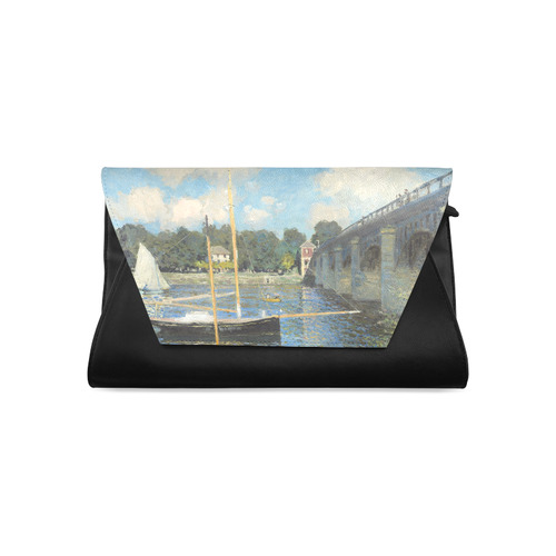 Claude Monet Bridge at Argenteuil Clutch Bag (Model 1630)