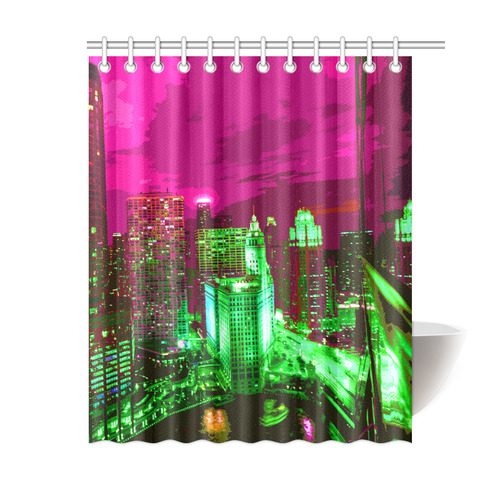 Chicago PopArt 20161109 Shower Curtain 60"x72"