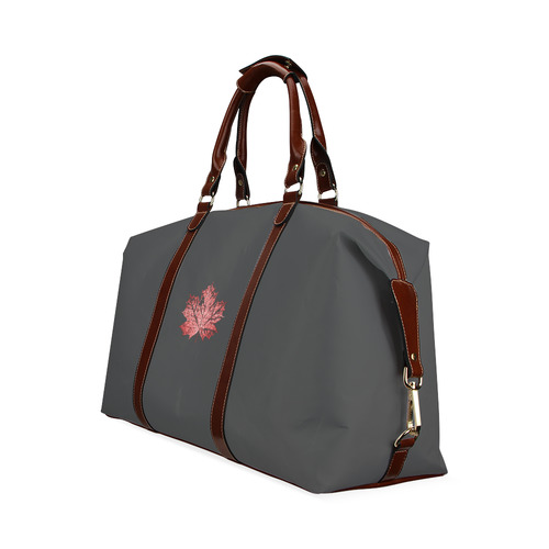 Maple Leaf Red Classic Travel Bag (Model 1643) Remake