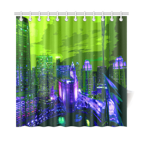 Chicago PopArt 20161105 Shower Curtain 72"x72"