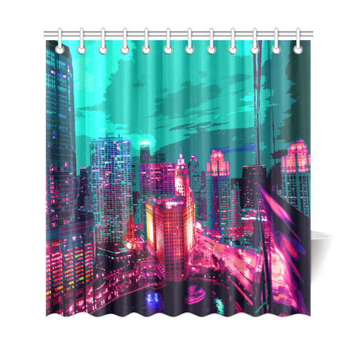Chicago PopArt 20161102 Shower Curtain 69"x72"
